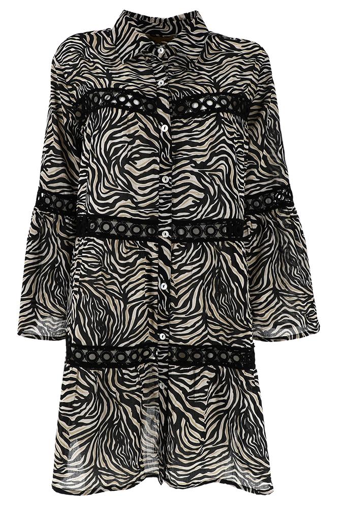 KAFTANO CAMICIA KORON NERO KARAKORUM